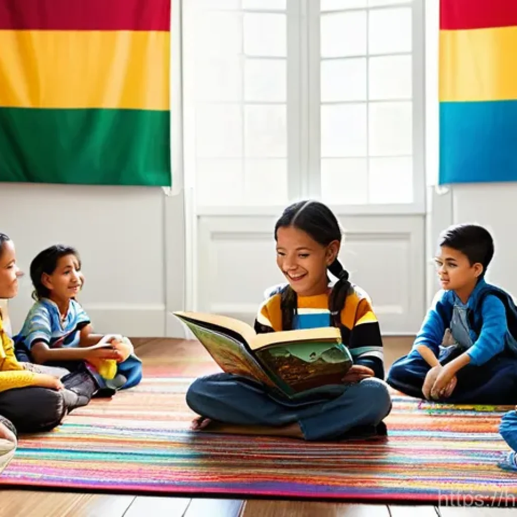 다문화 교육 방법론 - **Prompt 1: Vibrant Multicultural Classroom Celebration**
    "A bright, naturally lit elementary sc...